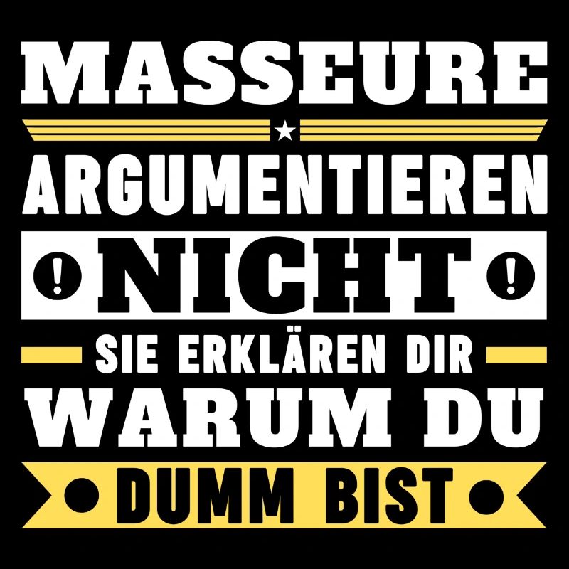 Masseure argumentieren nicht