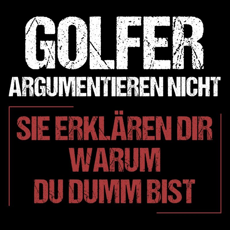 Golfers don't argue