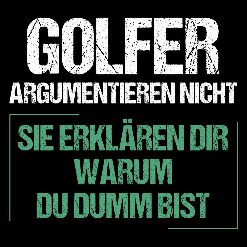 Golfers don't argue