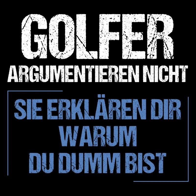 Golfers don't argue