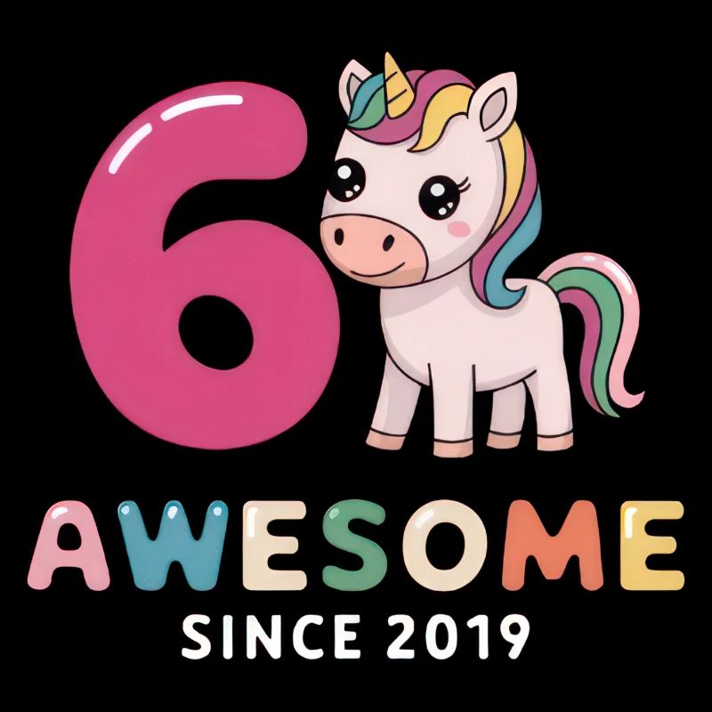 6th Birthday - Awesome Since 2019