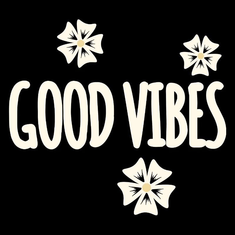 Les fleurs symbolisent le design des vibrations positives