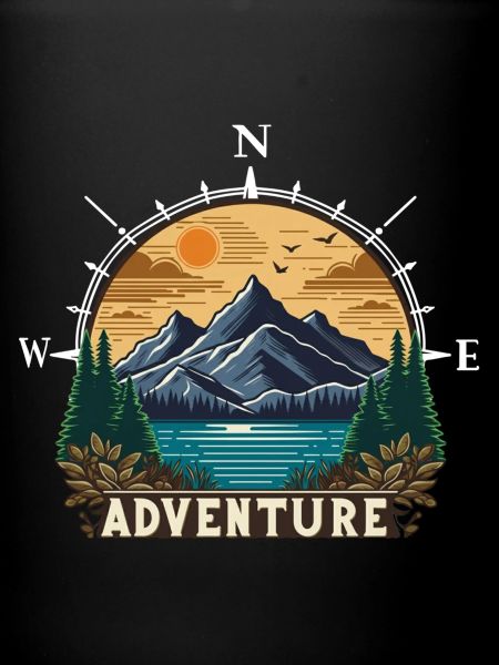 Mountain Lake Adventure Compass