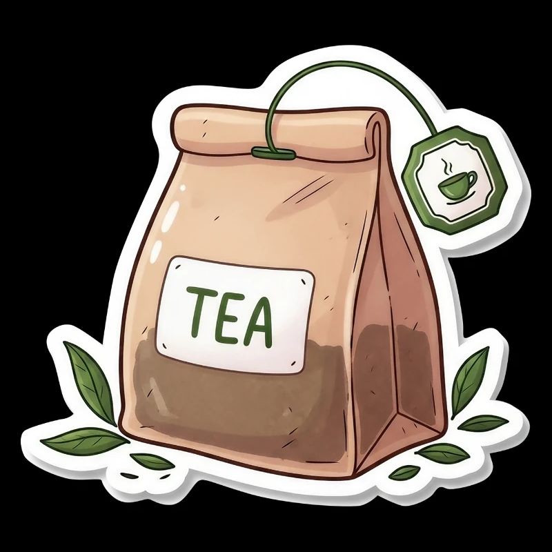Tea bag illustration