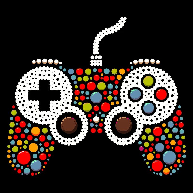 Manette de jeu Pointillist