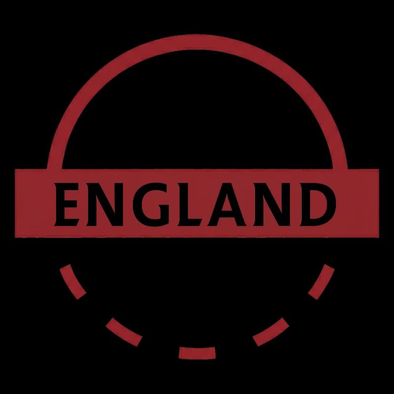 Emblème de l’Angleterre en demi-cercle