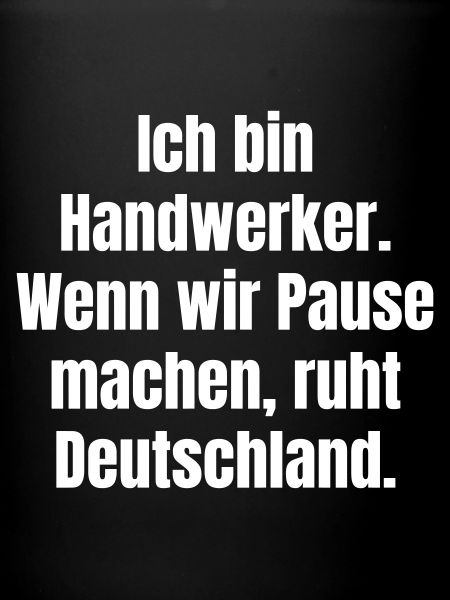 Craftsmen Break Germany