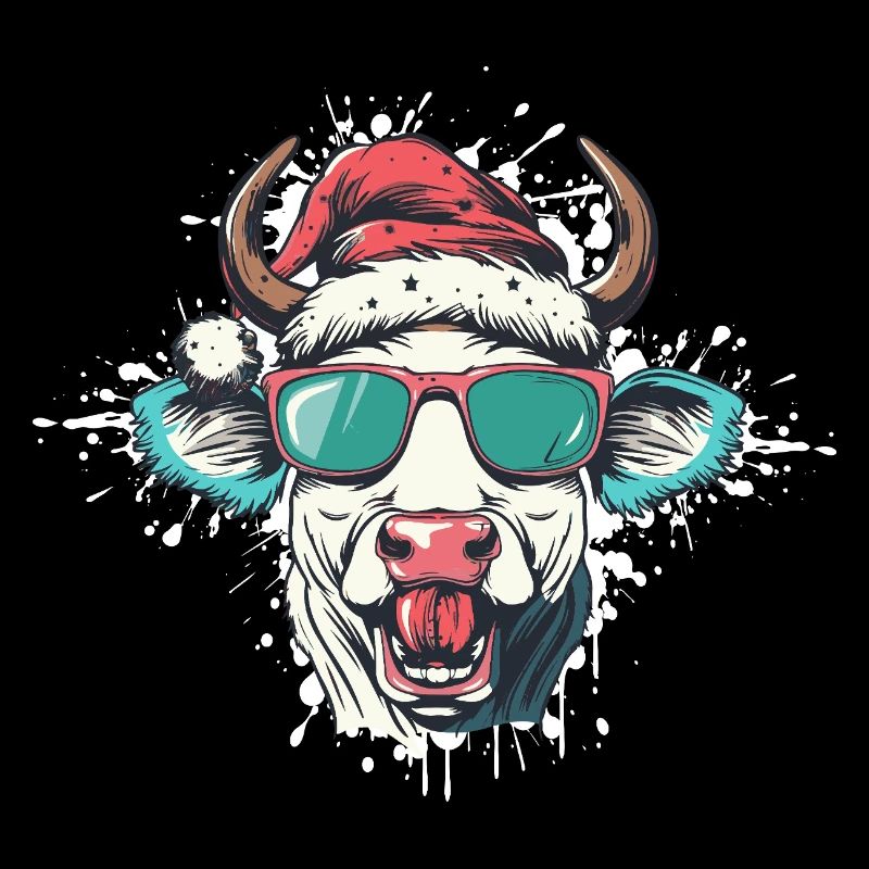 Vache Noël Drôle