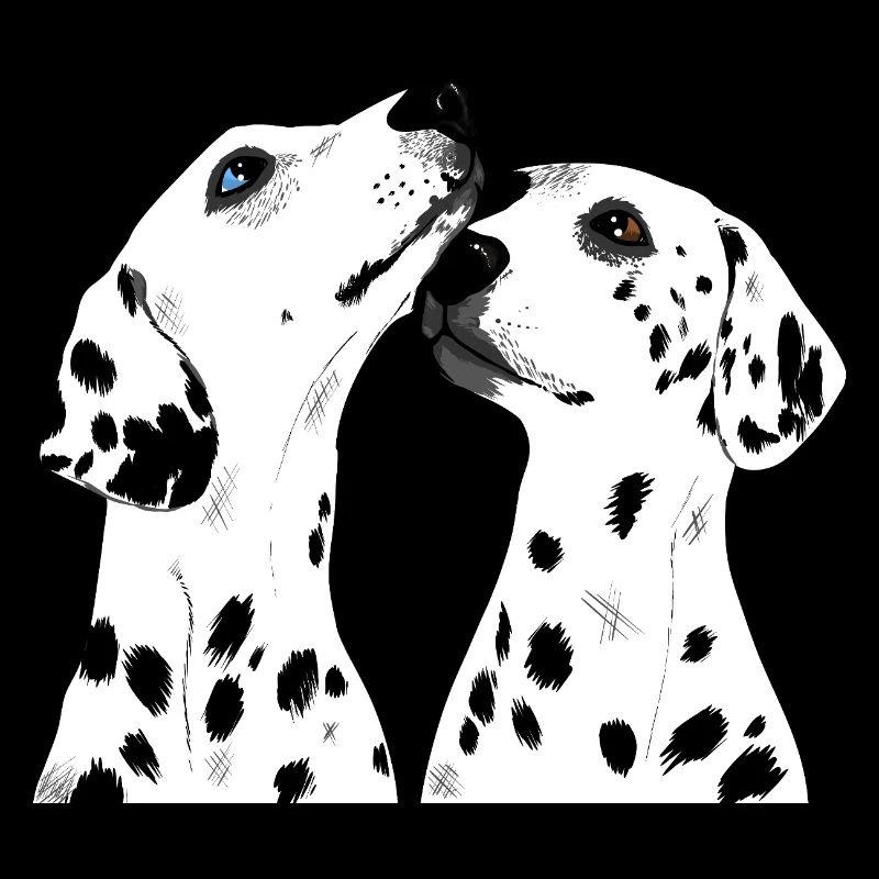 Deux Dalmatiens