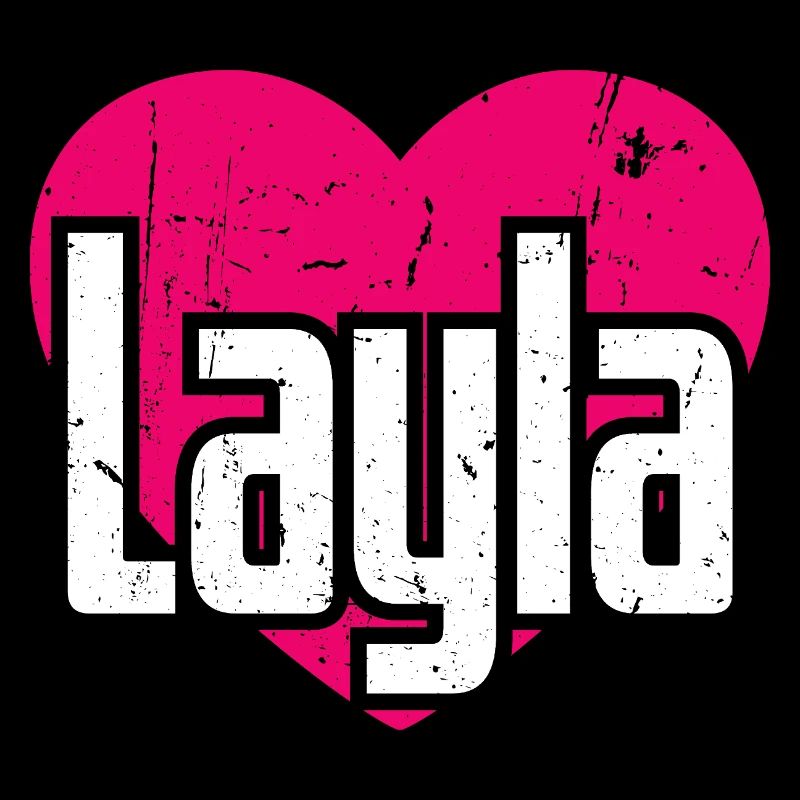 J’aime Layla Cœur Rose J’aime Layla