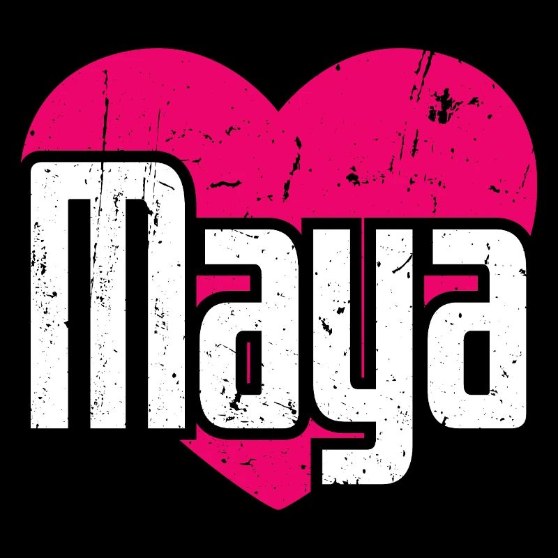 J’aime Maya Cœur Rose J’aime Maya