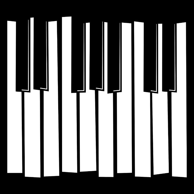 Klavierklavier-Streifenmuster