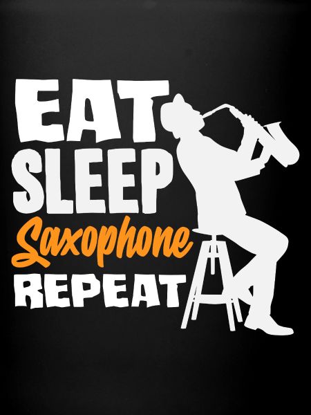 Saxophone Eat Sleep Répétition Saxophoniste