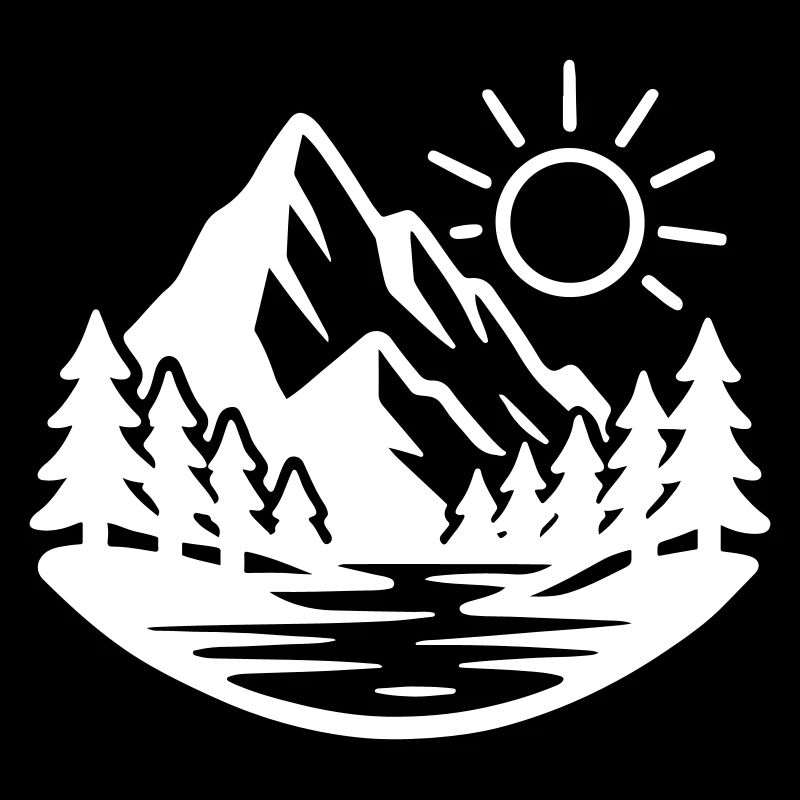 Mountains Landscape Forest Nature