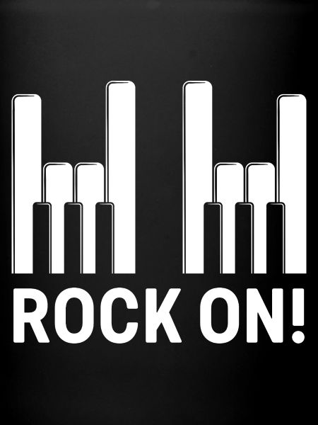 Rock On Piano Keys