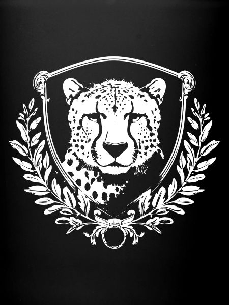 Leopardensiegel mit Lorbeer