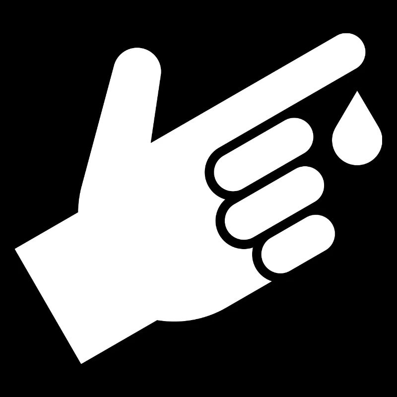 Prise de sang, gouttes de sang