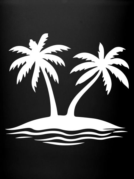 Palm Trees Beach Island