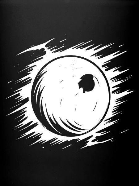 Dessin de boule de bowling