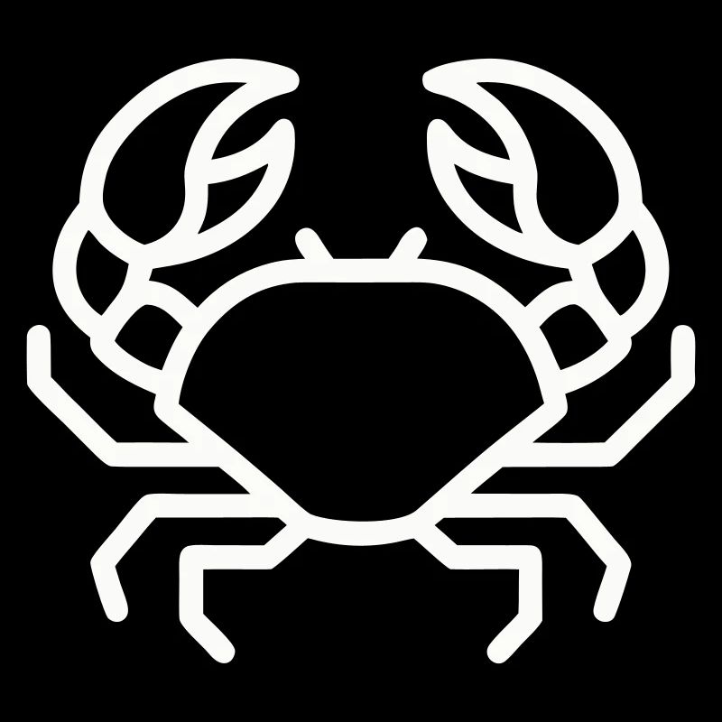 Crabe Minimaliste en Ligne