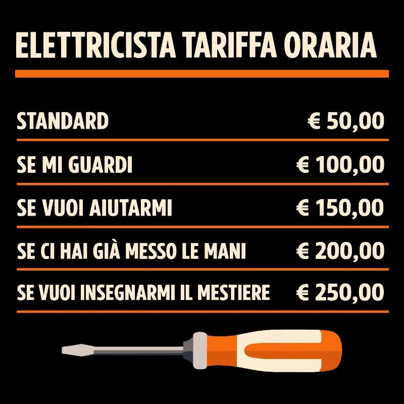 Farce drôle d’électricien horaire