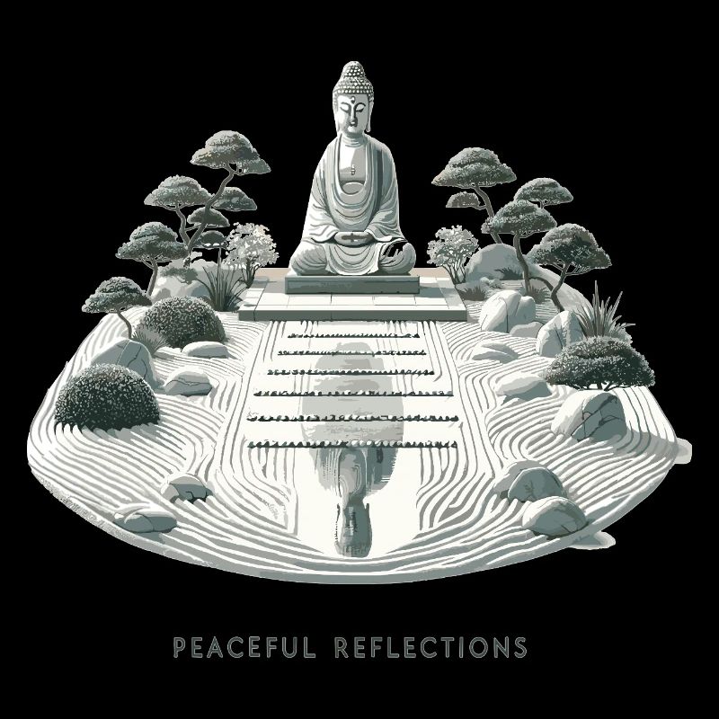 Jardin zen des Réflexions Silencieuses