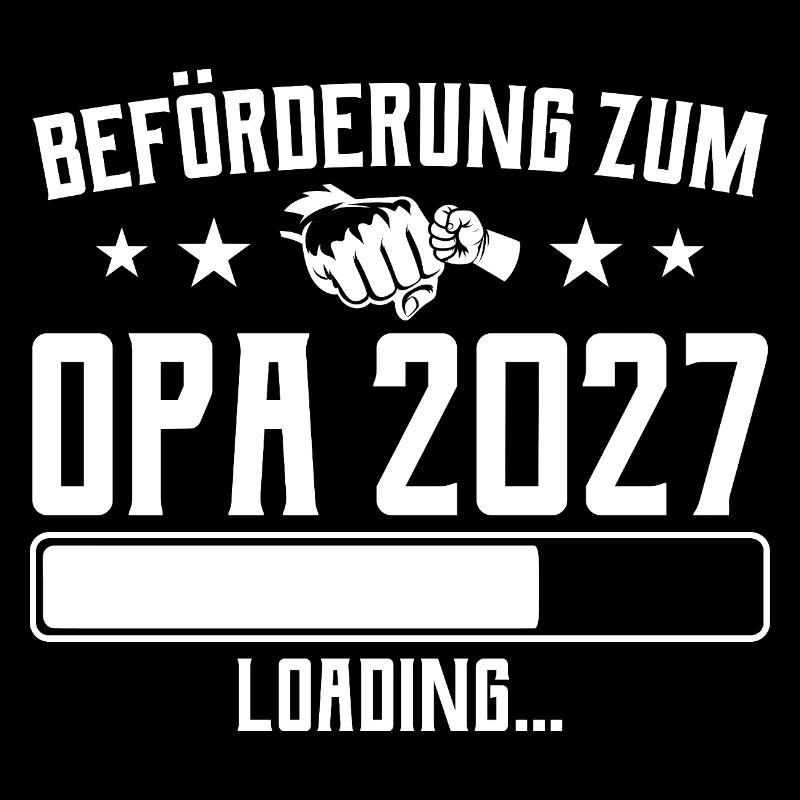 Beförderung zum Opa 2027 Loading Geschenk