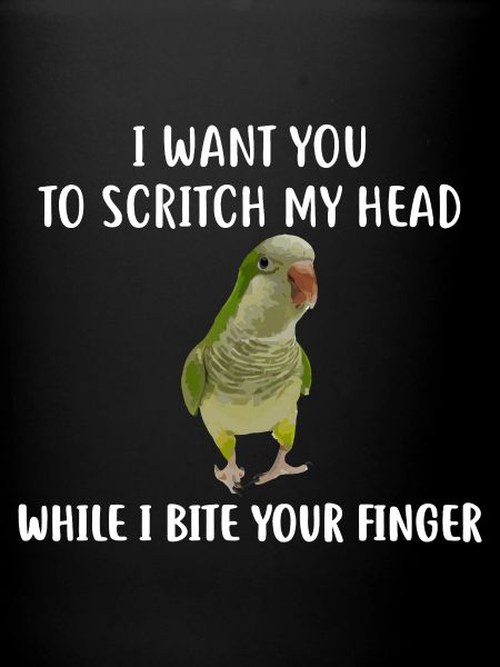 Parrot Head-Scratch Demands Tee