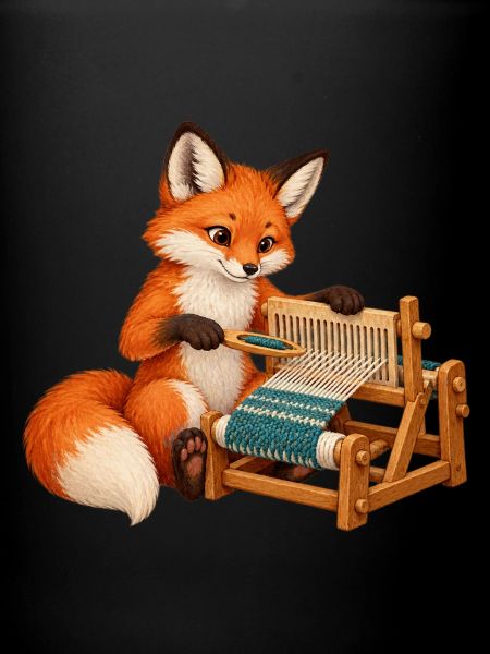 Fuchs webt am Gatterkamm