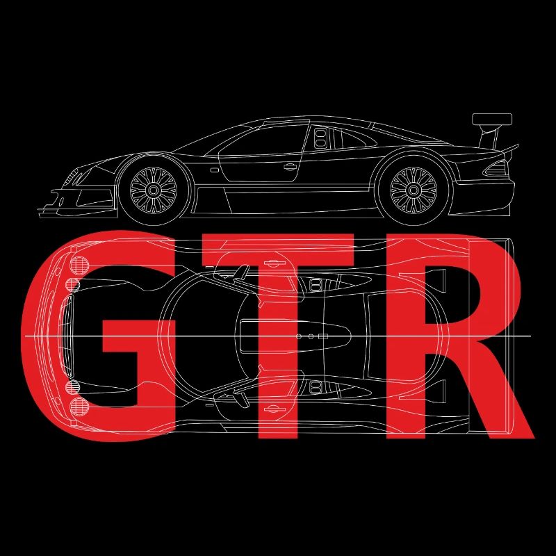 Voiture de course CLK GTR