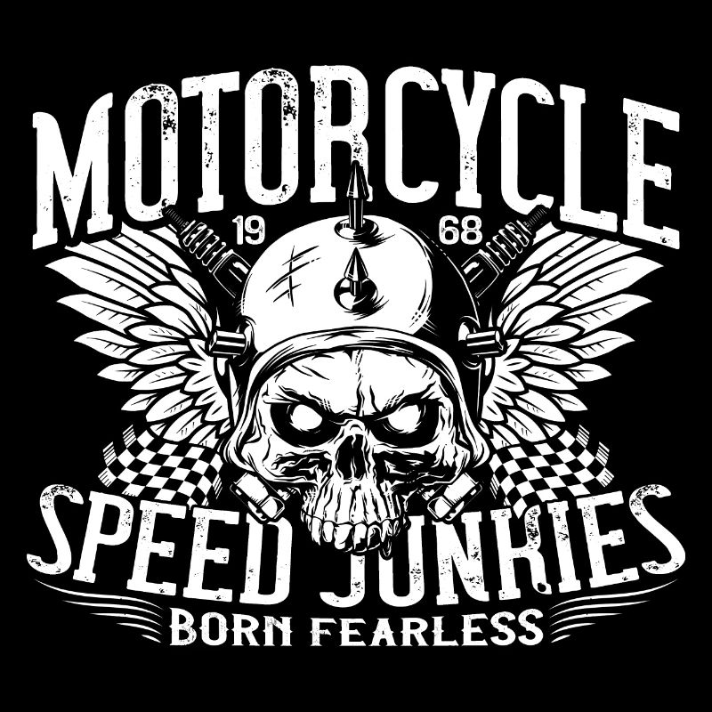 Motorcycle Racing evil Eyes