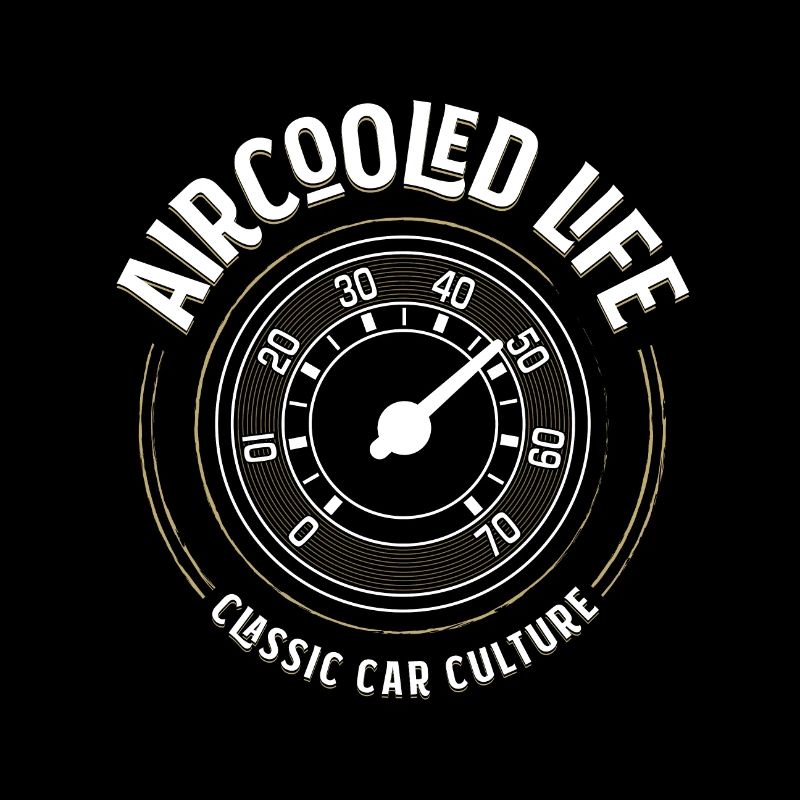 Luftgekühlte Tachometeranzeige Oldtimer-Kultur