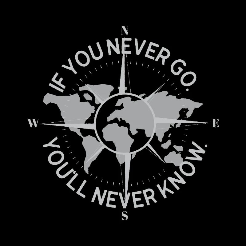 Compass Backpacker travel world map adventure