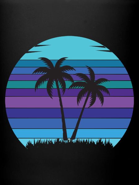 Strand und Kokospalmen