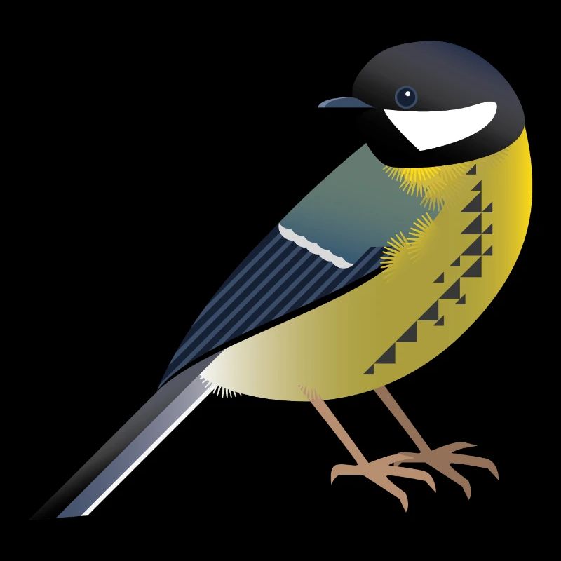 Grand Oiseau Graphique / Design / Illustration