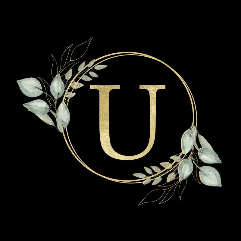 Customizable Monogram U