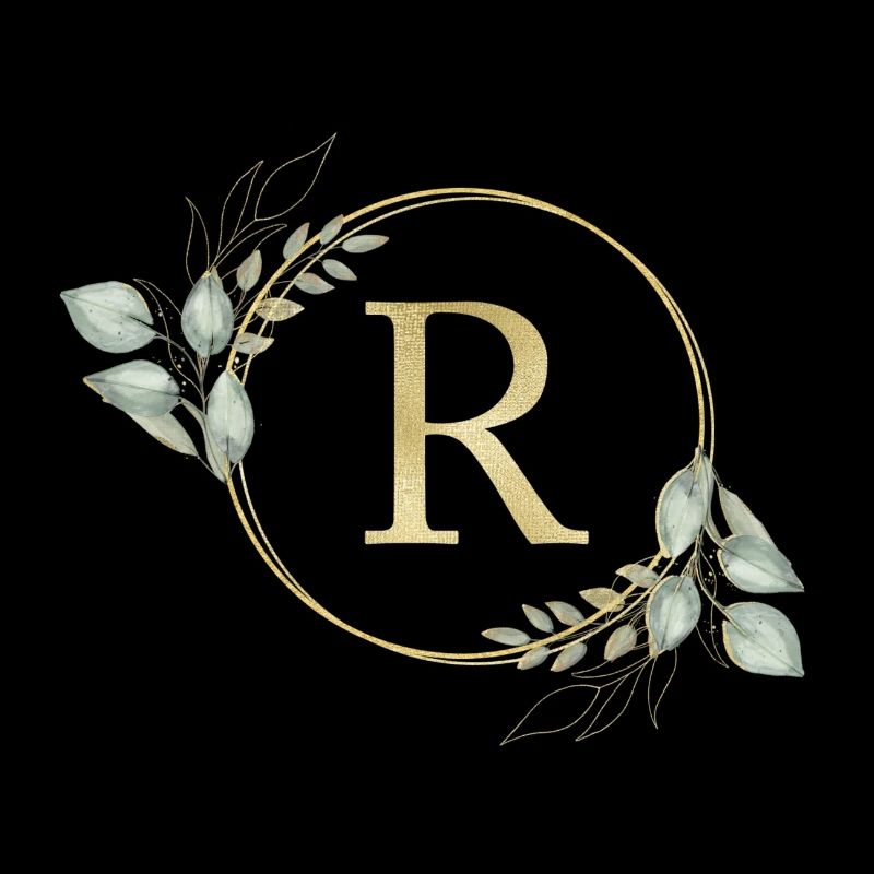 Monogramme R personnalisable