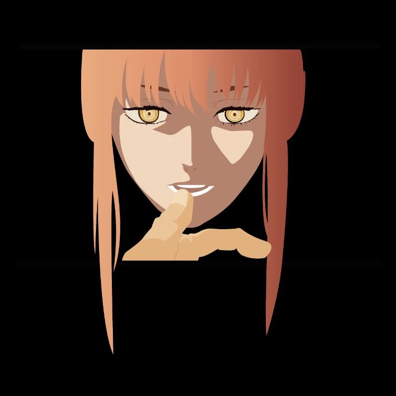 Makima bites on finger