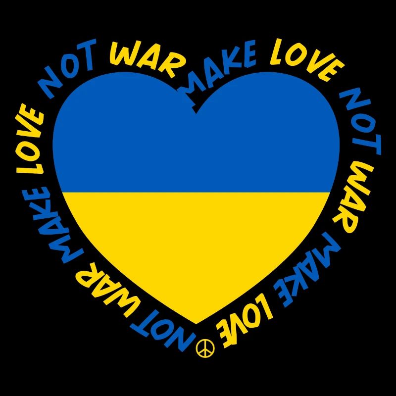 Frieden Make Love No War Ukraine