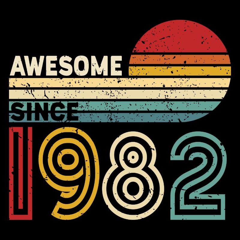 1982 cadeau anniversaire Vintage dire