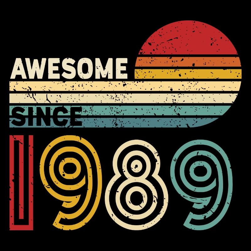 1989 Gift Birthday vintage Spruch