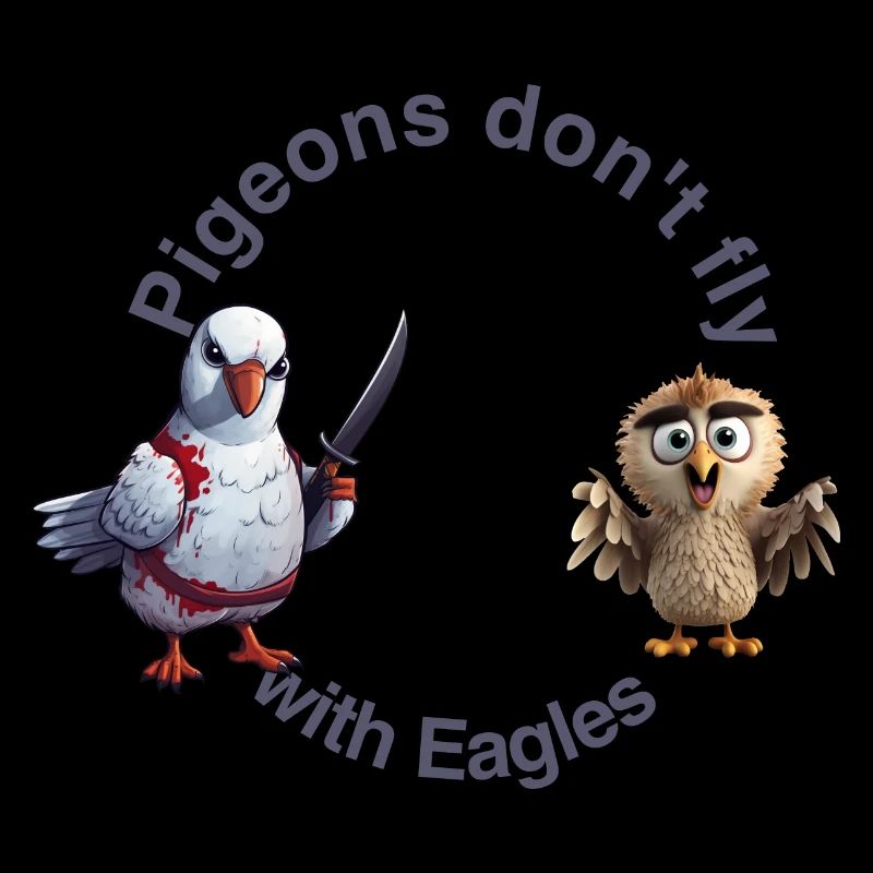 Pigeons don t fly with eagles