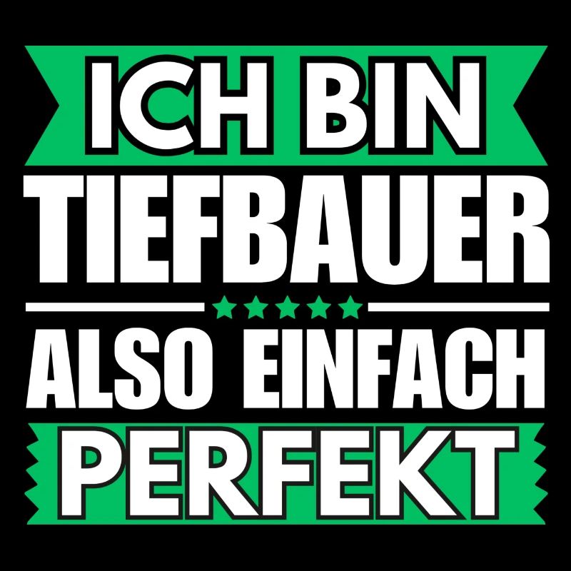 Einfach ein Perfekter Tiefbauer