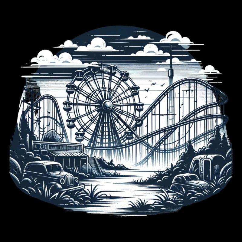 Parc d'attractions abandonné urbex
