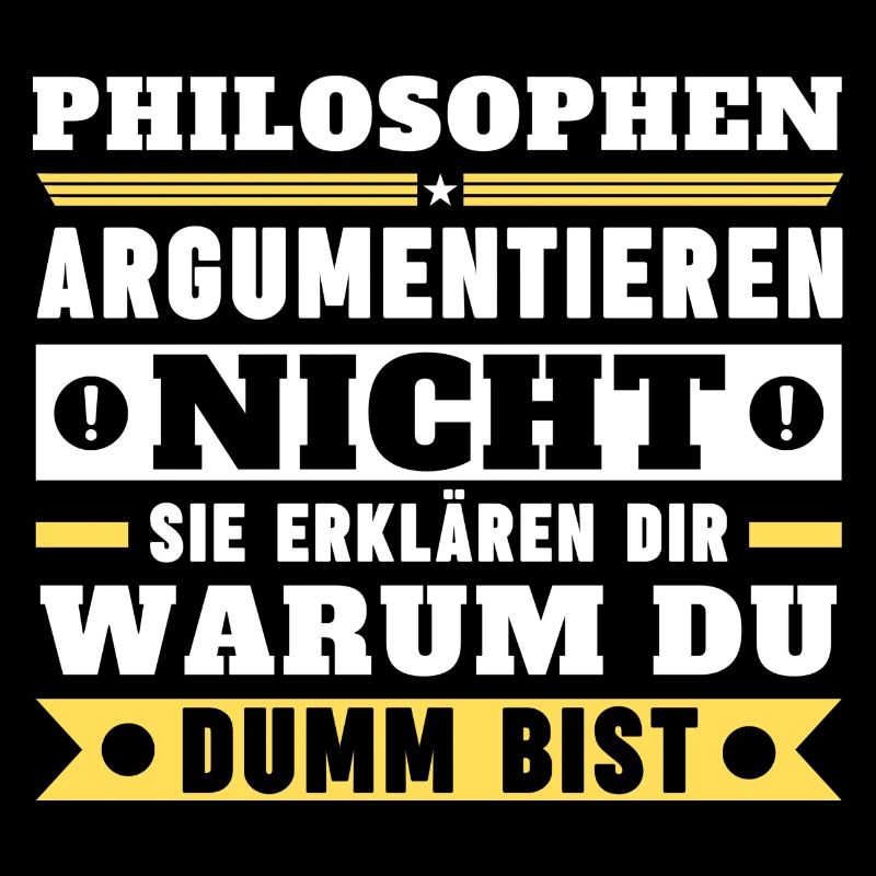 Les philosophes ne discutent pas