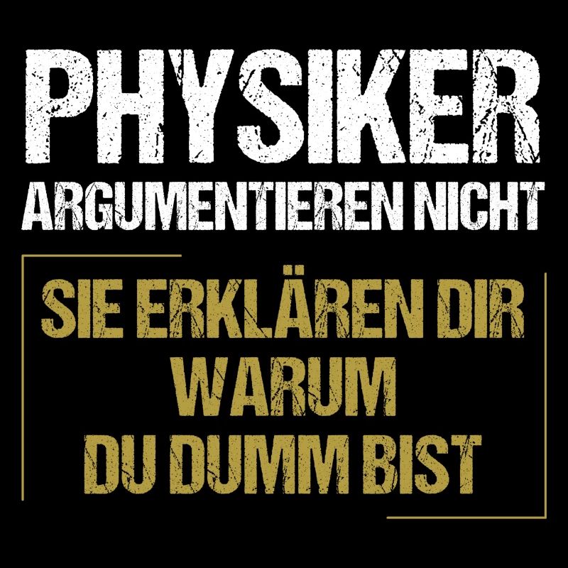 Physicists don't argue