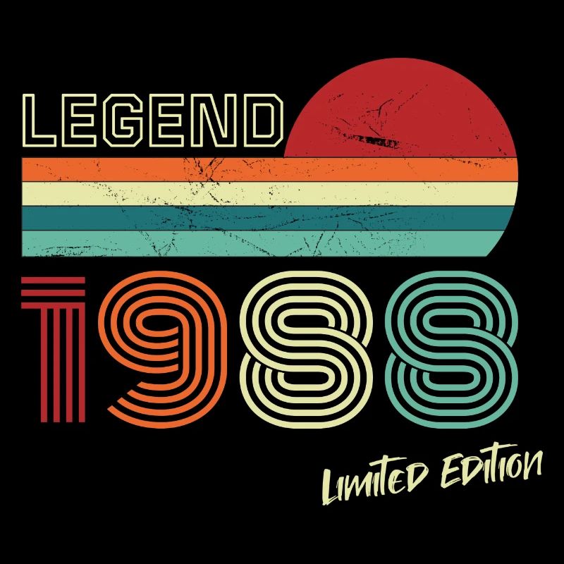 Legend 1988 Geburtstagsshirt Geschenk Jubiläum