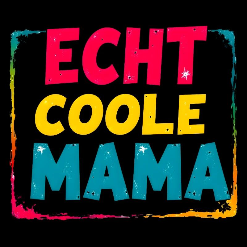 Coole Mama Muttertag lustiger Spruch Geschenk