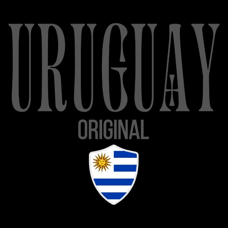 Drapeau uruguayen, j’adore l’Uruguay