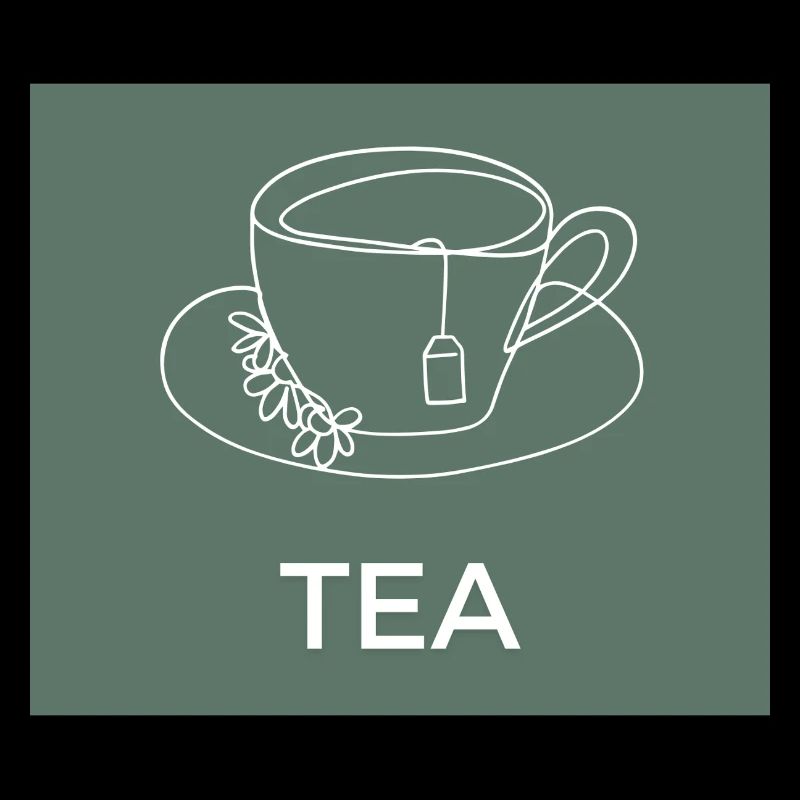 Tea Cup Line Drawing